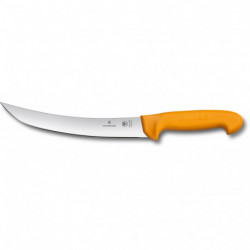 Ніж м'ясника Victorinox SWIBO 22см жовтий 5.8435.22