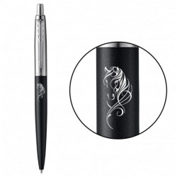 Ручка шариковая Parker JOTTER ZODIAC Bond Street Black CT BP Красный конь 16232_Z502w