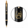 Ручка шариковая Parker IM ZODIAC Black GT BP Конь с подковой 22032_Z505y