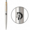 Ручка шариковая Parker JOTTER ZODIAC Stainless Steel GT BP Огненный конь 16032_Z501b