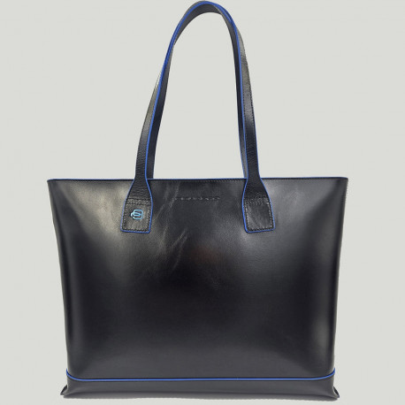 Жіноча сумка Piquadro Blue Square (B2) Black BD3336B2_N