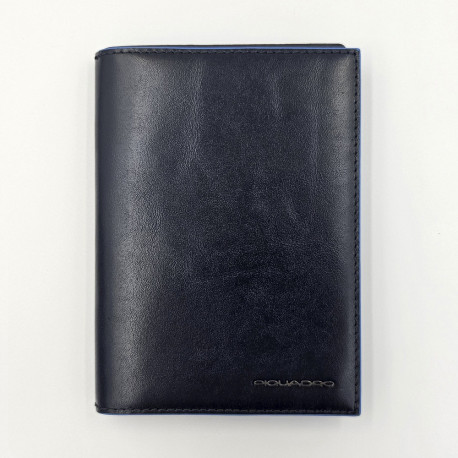 Обкладинка для паспорта Piquadro Blue Square (B2) Navy Blue PP5246B2R_BLU2