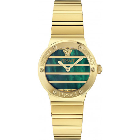 Жіночий годинник 33 мм Versace Greca Logo Pearl Vre0s00425