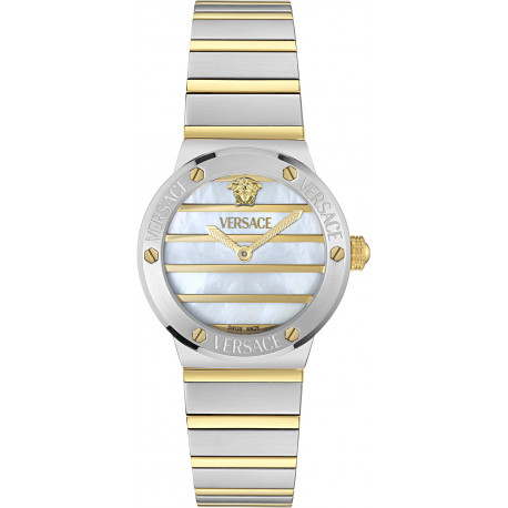 Жіночий годинник 33 мм Versace Greca Logo Pearl Vre0s00325