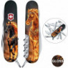 Складной нож Victorinox HUNTSMAN ZODIAC Золотой конь 1.3713.Z5220pk