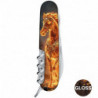 Складной нож Victorinox HUNTSMAN ZODIAC Золотой конь 1.3713.Z5220pk