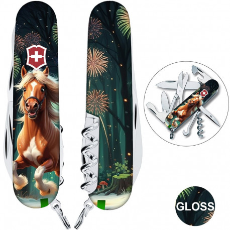 Складной нож Victorinox CLIMBER ZODIAC Конь-победитель 1.3703.3.Z5300pk