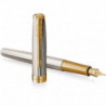 Набір Parker SONNET Silver Mistral GT FP18 F (перова ручка + шкір.чохол)