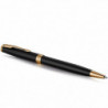 Набор Parker SONNET Black Lacquer GT BP (шариковая ручка + чехол)