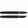 Набор Parker PARKER 51 Deluxe Black GT FP18 F (перьевая ручка + кож.чехол)