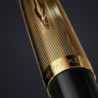 Набор Parker PARKER 51 Deluxe Black GT FP18 F (перьевая ручка + кож.чехол)