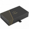 Набор Parker PARKER 51 Deluxe Black GT BP (шариковая ручка + кож.чехол)