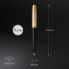 Набор Parker PARKER 51 Deluxe Black GT BP (шариковая ручка + кож.чехол)