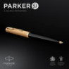 Набор Parker PARKER 51 Deluxe Black GT BP (шариковая ручка + кож.чехол)