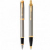 Набор ручек Parker IM Brushed Metal GT FP+BP (перьевая + шариковая)