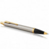 Набор ручек Parker IM Brushed Metal GT FP+BP (перьевая + шариковая)