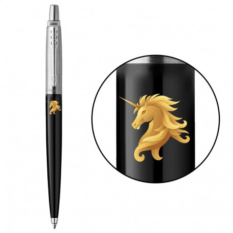 Ручка кулькова Parker JOTTER Originals ZODIAC Black CT BP Золотий кінь 15632_Z5030u