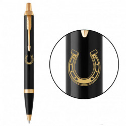 Ручка кулькова Parker IM DESIGN Black GT BP Підкова на щастя 22032_R107y