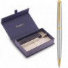 Набір Waterman HEMISPHERE Stainless Steel GT BP (кулькова ручка + чохол)