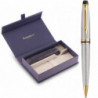 Набір Waterman EXPERT Stainless Steel GT BP (кулькова ручка + чохол)