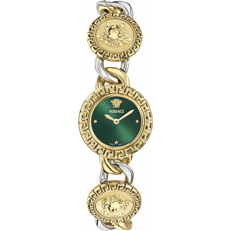 Женские часы 28 мм Versace La Greca Stud Icon Vre0q00125