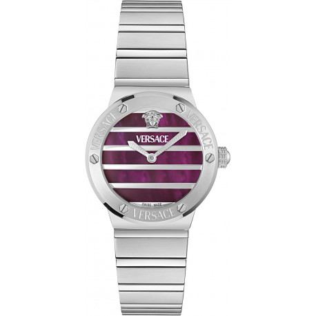 Жіночий годинник 33 мм Versace Greca Logo Pearl Vre0s00125