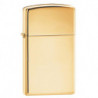 Зажигалка Zippo Slim High Polish Brass 1654B