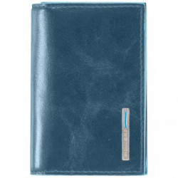 Визитница Piquadro BL SQUARE/P.Blue для своих визиток на кнопке (10,8x7,5x1,5)