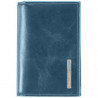 Визитница Piquadro BL SQUARE/P.Blue для своих визиток на кнопке (10,8x7,5x1,5)