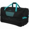 Дорожня сумка на колесах Travelite Basics Black-Petrol TL9000276-02