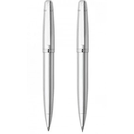 Набор Sheaffer Gift Collection 500 WW10 Bright Chrome CT (шариковая ручка + карандаш)