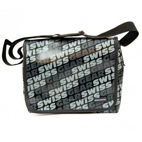 Сумка наплечная большая Бел-Черн Swiss Gear