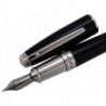 Перьевая ручка ST Dupont Olympio XL Diamonds Black Ch.Lacquer PP FP Du481675m