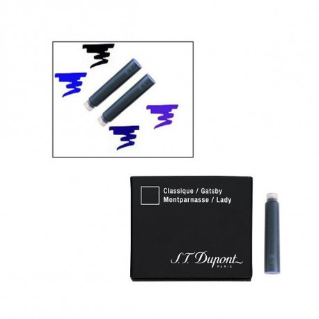 Картриджи ST Dupont т.син. /6 шт Du40111