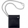 Пепельница ST Dupont DIAMOND карман. в коже на цепочке 29см черн Du83109
