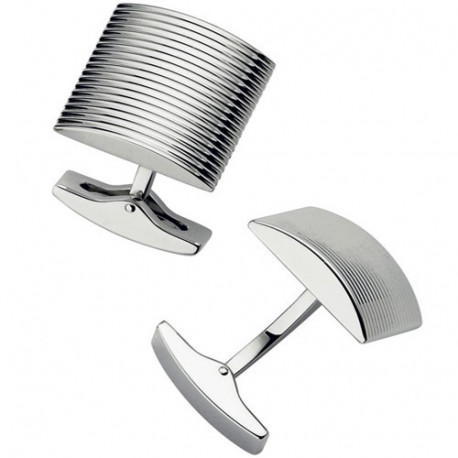 Запонки ST Dupont Curved Stripes Du5174