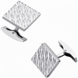 Запонки ST Dupont Diamond Leather Grain Du5265