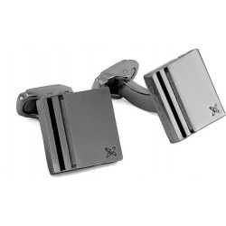 Запонки Thompson of London SIMPLE SQUARE GROOVE Th0088cf