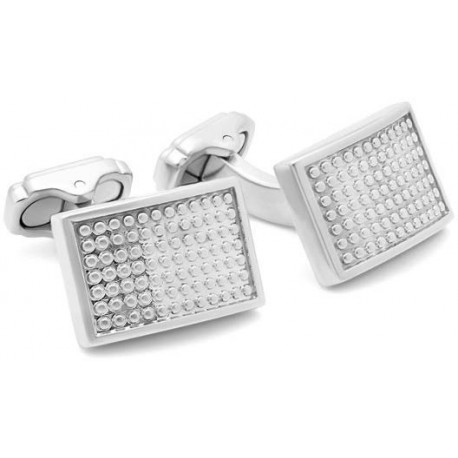 Запонки Thompson of London SATIN DOT CURVE Th0256cf