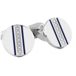 Запонки Thompson of London CLOVER ENAMEL ROUND Th9340cl