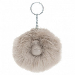 Брелок Kipling POMPOM MONKEY Grey Metallic (29E) K01658_29E