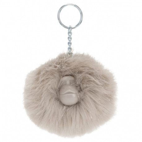 Брелок Kipling POMPOM MONKEY Grey Metallic (29E) K01658_29E
