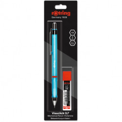 Механический карандаш Rotring VISUCLICK Blue PCL 0,7 + Грифели 0,7мм HB (12) блистер R2088548b