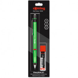 Механический карандаш Rotring VISUCLICK Green PCL 0,7 + Грифели 0,7мм HB (12) блистер R2088550b