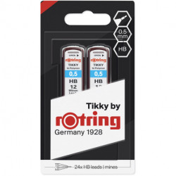 Грифелі Rotring 0,5 мм HB (12) блістер 2шт R2221256