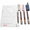 Подарочный набор Rotring Isograph College-Set (0,2/0,4/0,6)+PCL/0,5+аксес. S0699390