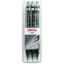 Набір механічних олівців Rotring TIKKY Black (ISO) PCL 0,35/0,5/0,7 S0801310