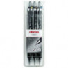 Набір механічних олівців Rotring TIKKY Black (ISO) PCL 0,35/0,5/0,7 S0801310