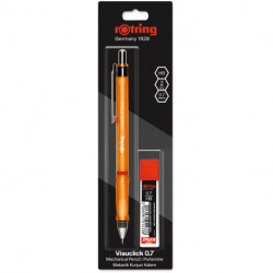 Механический карандаш Rotring VISUCLICK Orange PCL 0,7 + Грифели 0,7мм HB (12) блистер R2089092b