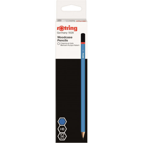Набор простых карандашей Rotring WCP Core Blue HB 12шт R2090065B